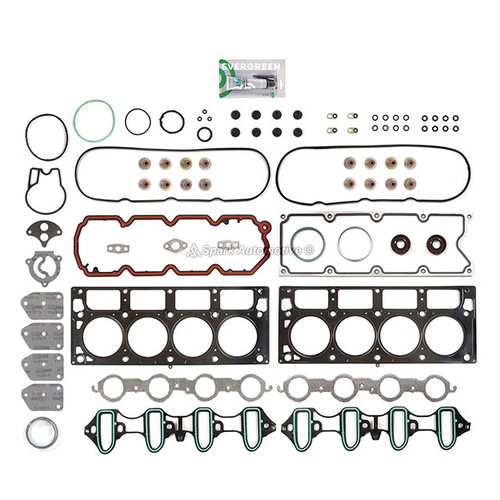 Juego completo de válvulas de escape de admisión de junta para adaptarse a 02-04 GMC Cadillac Chevrolet 4.8 5.3 - Imagen 6 de 12