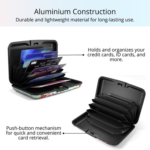 RFID CREDIT CARD HOLDER Case Protector Waterproof Anti-Theft Contactless Block - Picture 235 of 319