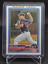 2023 Panini USA Baseball Stars & Stripes Paul Skenes #87 Pittsburg Pirates