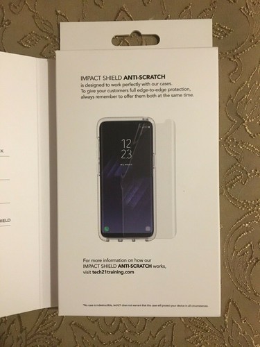 Tech 21 Impact Shield For Samsung Galaxy S8 Bulletshield Anti Scratch - Picture 3 of 4