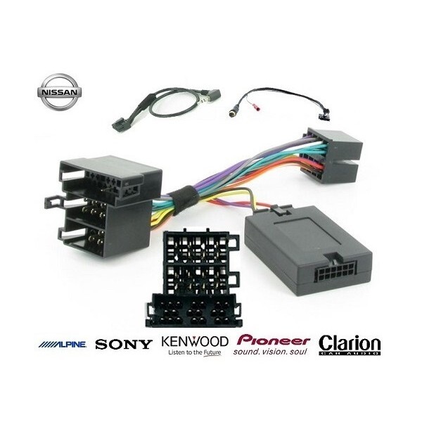 Faisceau commande au volant JVC complet pour Nissan Micra K12 plug and play