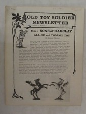 Old Toy Soldier Newsletter Magazine - Volume 3, Number 2 April 1979