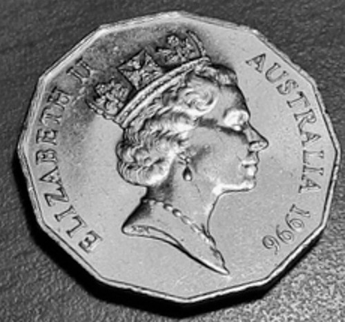 1996 50 Cent Australian Multiple DOUBLE BAR Variety UNC & Very, Very Rare. FT618 - Picture 7 of 14