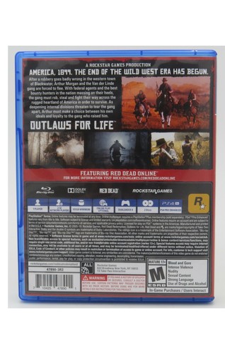 Red Dead Redemption 2 - Sony PlayStation 4 Brand New - Picture 2 of 2