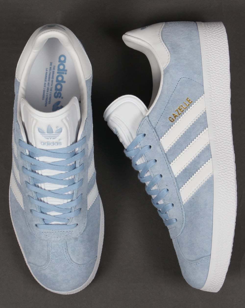 adidas Original Gazelle 9.5 Light Sky Blue Baby GOLD White UNC ARGENTINA BB5481 adidas Original Gazelle 9.5 Light Sky Blue Baby GOLD White UNC ARGENTINA BB5481