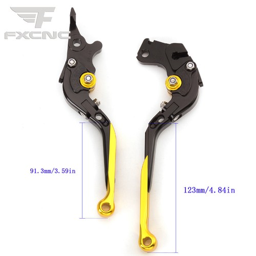 Palancas de freno de embrague plegables para Suzuki GSR750/GSX-S750 TL1000S SFV650 SV1000 - Imagen 6 de 18