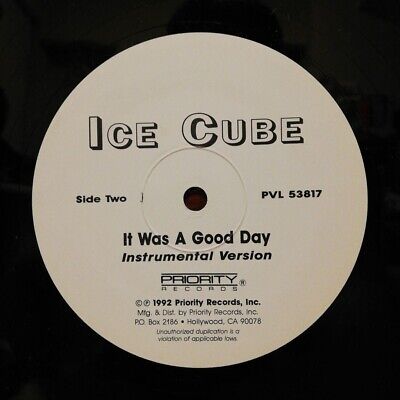 米12” Ice Cube It Was A Good Day PVL53817 PRIORITY /00250 Ice Cube - It Was A Good Day (1992) 12