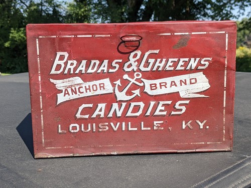 tough to find Bradas and Gheens Marshmallow tin Louisville KY - Picture 1 of 10