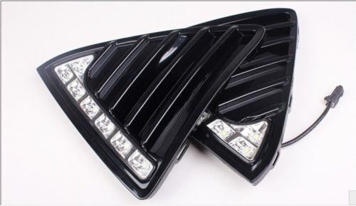 PAIR DRL FOR FORD FOCUS 2012 2013 2014 LED DAYTIME RUNNING LIGHT DAY FOG LAMP - Picture 3 of 6