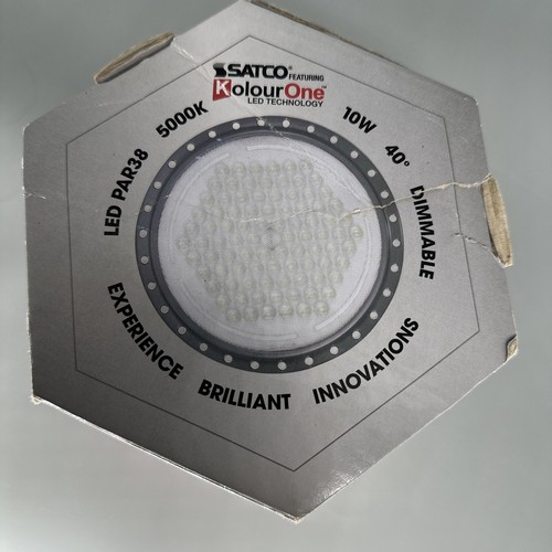 Satco Kolourone LED PAR38 10 watt 120V 5000K Light Bulb S8867 - Picture 4 of 9