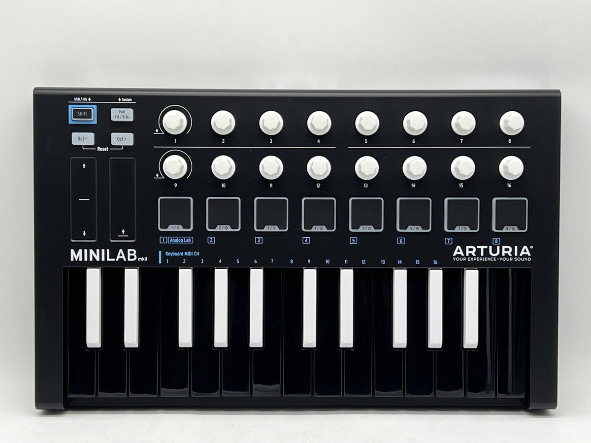 Amazon.com: Arturia / MiniLab MKII Deep Black Edition 25-Key MIDI Keyboard ( MINILAB MK2) : Musical Instruments