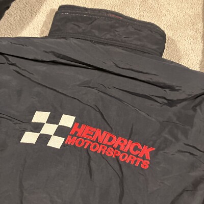 Vintage Dupont Motorsports Racing Jacket Mens Large Full Zip