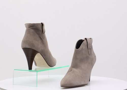 MNG MANGO SUEDE WOMENS ANKLE BOOT UK 6 EU 39 GREY RRP £149 AD - Picture 7 of 9