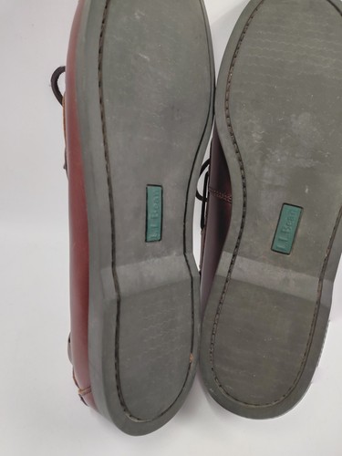 L.L. Bean Casco Bay Bootsschuhe Braun Leder Herren 13 D Mokassins 233933 - Bild 12 von 12
