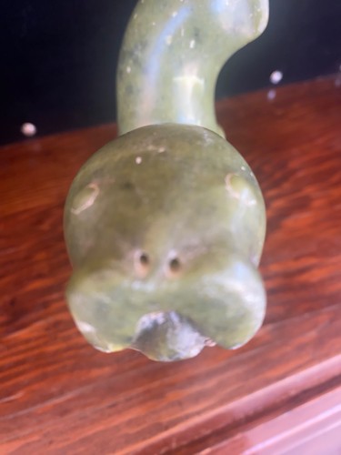 Bobby Nakoolak Carved Inuit Stone Seal Canadian Eskimo Art Signed - Picture 4 of 10