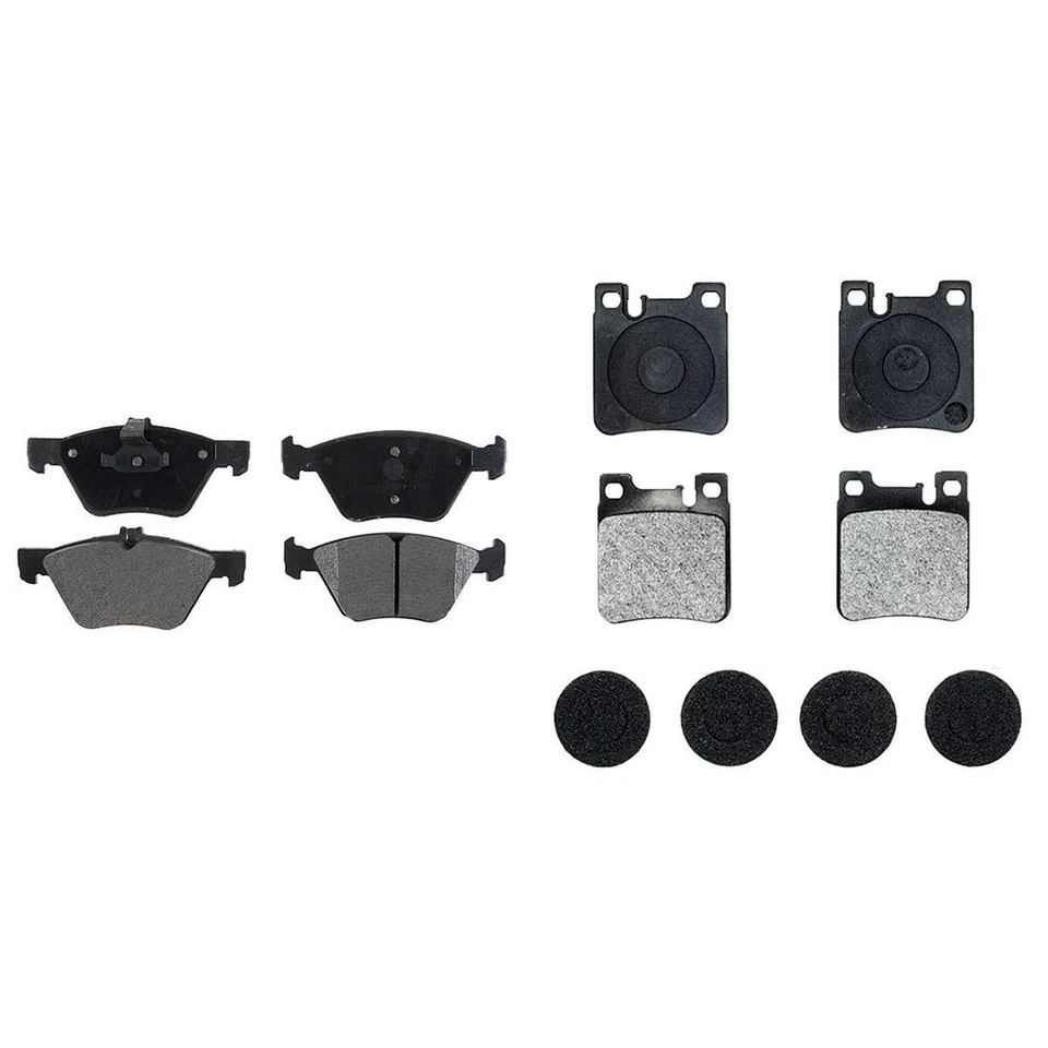 Pastillas de freno metálicas Element3 para Mercedes-Benz CLK320 1999 1998 delanteras y traseras Foto 4 de 4