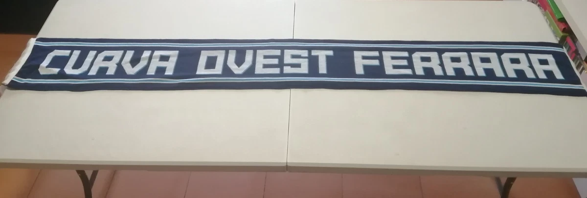 Écharpe De Foot Ultra SPAL - Curva Ovest Ferrara - Supporters - Bleue - Occasion