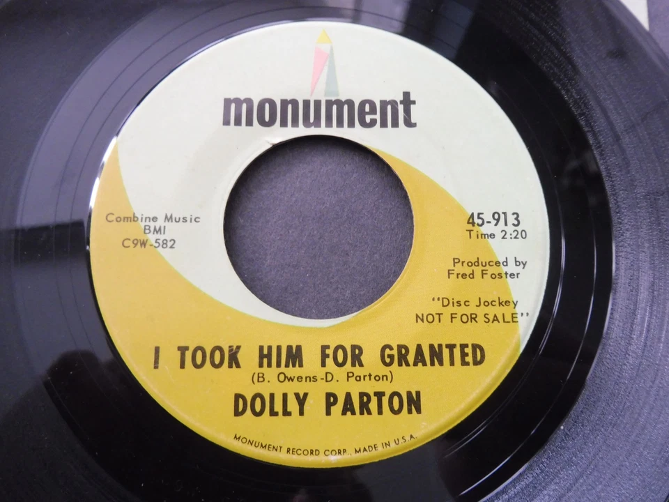 Dolly Parton – Busy Signal 1966 USA 45 MONUMENT DJ/PROMO NORTHERN SOUL - Image 3 of 3