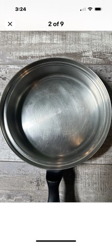 Chefs Ware Townecraft T304 9" MultiCore Skillet Bratpfanne Edelstahl ohne Deckel USA - Bild 2 von 8