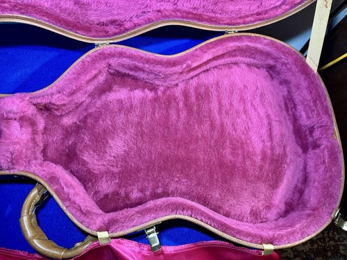 Estuche rígido Gibson EE. UU. Logo Les Paul marrón Tolex vintage - Imagen 17 de 23