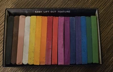 Vintage Prang Color Classics Pressed Crayon in Pastel Form 16 Colors