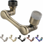 Universal 1080 Swivel Faucet Extender Large Angle Rotating Splash Faucet Aerator