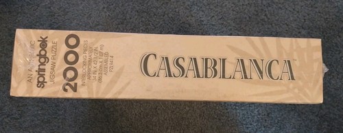 Casablanca 1997 Springbok Hallmark 2000pc Jigsaw Puzzle Sealed Unopened - Picture 5 of 6