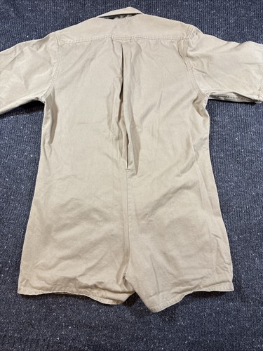 Vintage 1987 Banana Republic Safari Khaki Bush Jumpsuit Size Large Halloween? - Picture 9 of 9