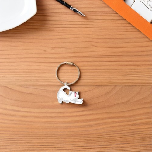 Cat Hair Keepsake Keychain: Pet Keychain - Memorial Storage Bottle – Cute - Bild 8 von 12