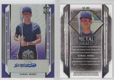 2021 Leaf Metal Draft Purple Rainbow /25 Samuel Munoz #BA-SM1 Auto