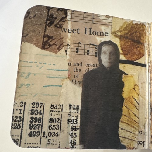 “With Gusto” Raw Art Journal Original Handmade Art Journal - 10 Pages. - Picture 2 of 12