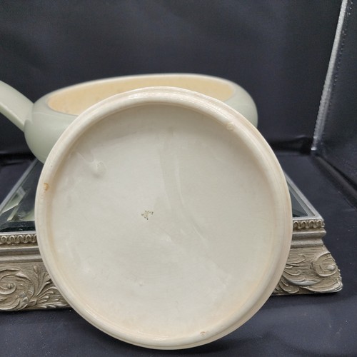 RED WING POTTERY " MAGNOLIA " PATTERN CASSEROLE WITH HANDLE & LID - Picture 8 of 9