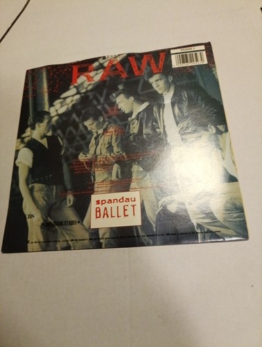 Spandau Ballet- Raw. 7" M/NM - Picture 2 of 2
