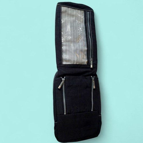 Travelon Black Crossbody Shoulder Bag – Nylon, Lightweight, Travel Safe - Picture 6 of 12