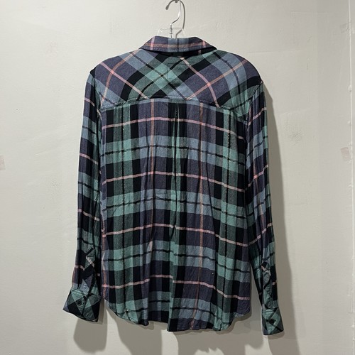 Camicia Rails Hunter multicolore lurex bottoni davanti filo metallizzato donna grande - Foto 8 di 8