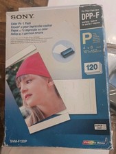 Sony SVM-F120P Color Print Pack DPP-F 4X6 80 Photo Sheets & 1 Ink - READ