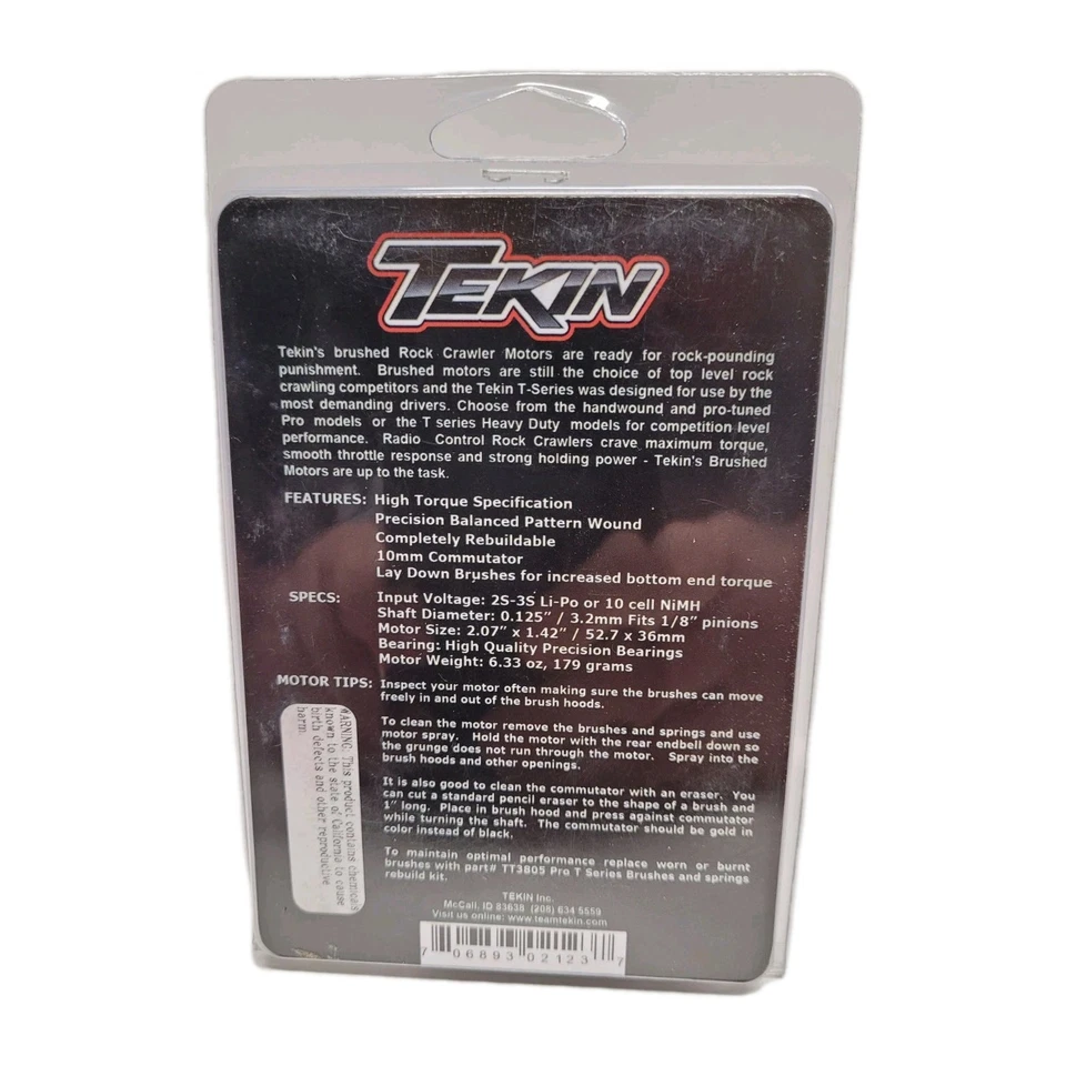 Tekin Pro Hand Wound Rock Crawler Motor (40T) [TEKTT2123] - Image 2 of 2