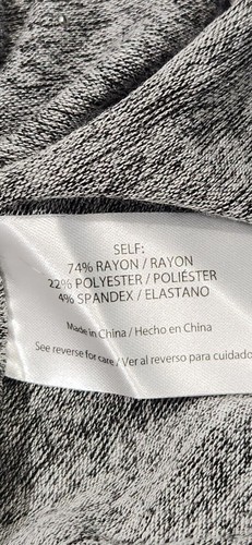 Peace And Pearls Top Größe M Farbe grau mit Perlenbesatz Relax Fit - Bild 11 von 12