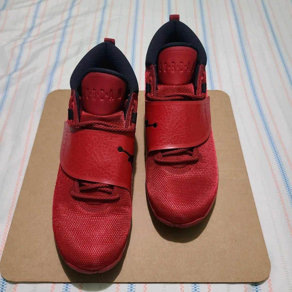 Nike Air Jordan Super.Fly 5 PO Gimnasio Rojo/Negro Hombre’s 11.5 Usado Sin Caja 881571-601 Foto 2 de 4