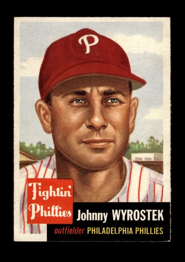1953 Topps Set-Break # 79 Johnny Wyrostek EX-EXMINT *GMCARDS*