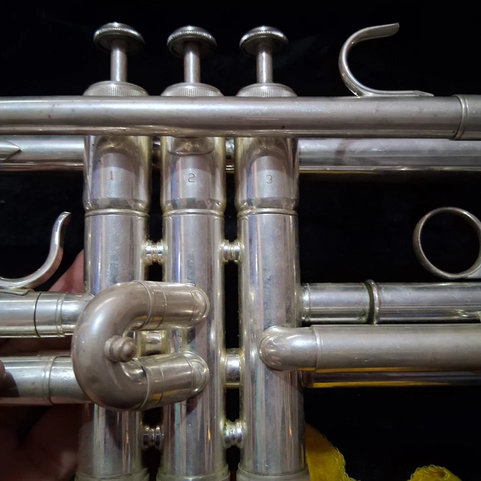 Trompeta de plata Allora para piezas o reparación Foto 3 de 4