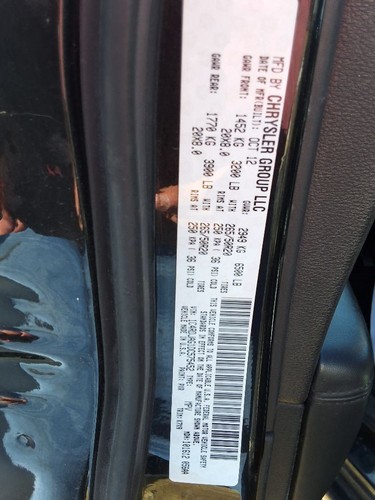 Driver Left Front Door Switch Driver's Window Fits 11-13 DURANGO 1063793 - Picture 2 of 12