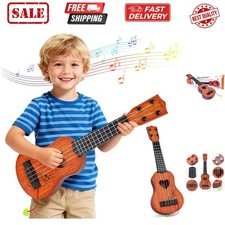 Kids Toy Classical Ukulele Guitar Musical Instrument, Brown