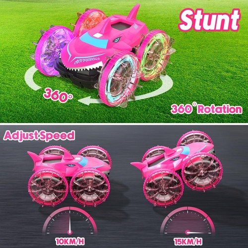 AYIQUTY Amphibious Remote Control Cars, Waterproof RC Stunt Car with Gesture - 第 3/5 張圖片
