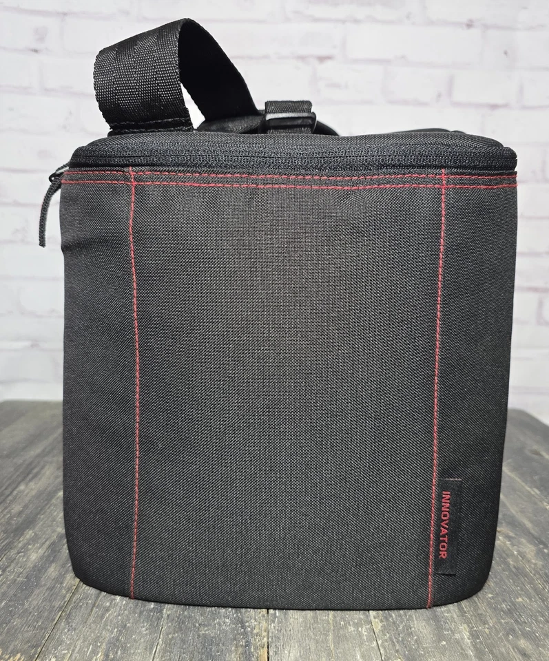 6件装健身包六包旅行创新者4餐准备健身房包黑色红色 — 第 4/4 张图片