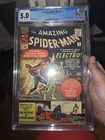 Amazing Spider-Man 9 CGC 5.0 off W to WP 1st app of Electro Marvel Comics (1964)
