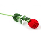 Novelty Romantic Red Rose Flower Shaped Engagement Gift Box Case