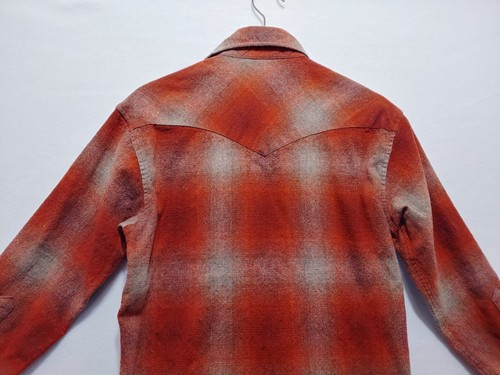 Vintage Pendleton 100% Virgin Wool High Grade Western Wear Plaid Shirt Small - Picture 6 of 13