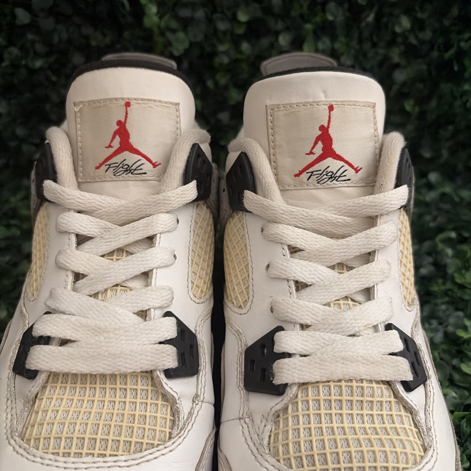 Nike Air Jordan 4 Big Kid’s (GS) Retro OG Mid White Cement 2016 Shoes US Size 7Y thumbnail 10