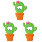 3 Pack Kaktus Magnete Aufkleber Kühlschrank Magnetaufkleber Flaschenöffner